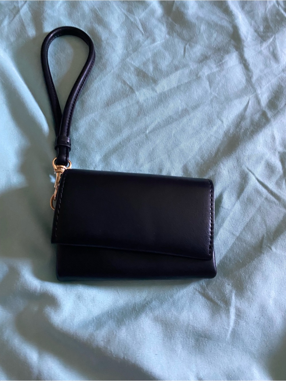 A new day mini wristlet wallet